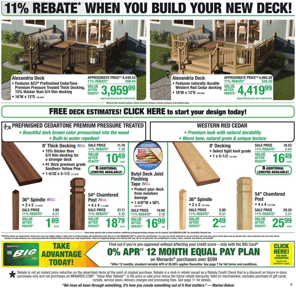 Catalogue Menards from 07/08/2026