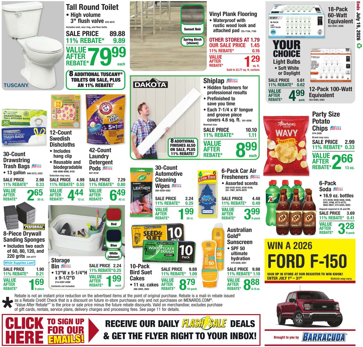 Catalogue Menards from 07/08/2026