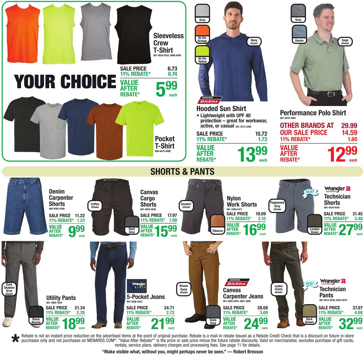 Catalogue Menards from 07/15/2026