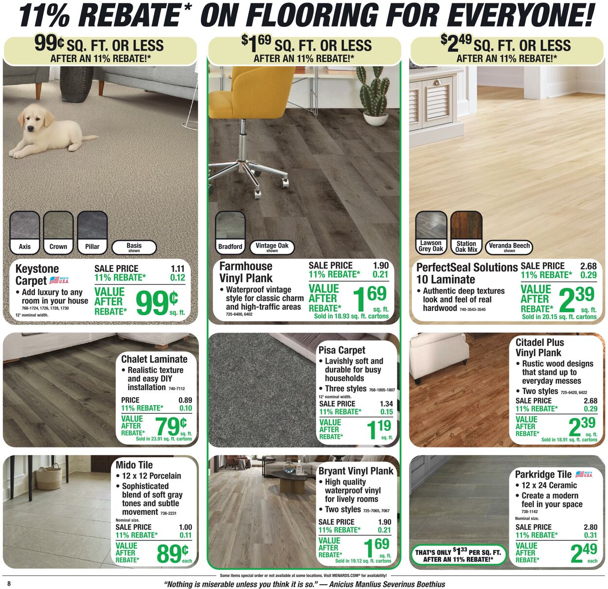 Catalogue Menards from 07/15/2026