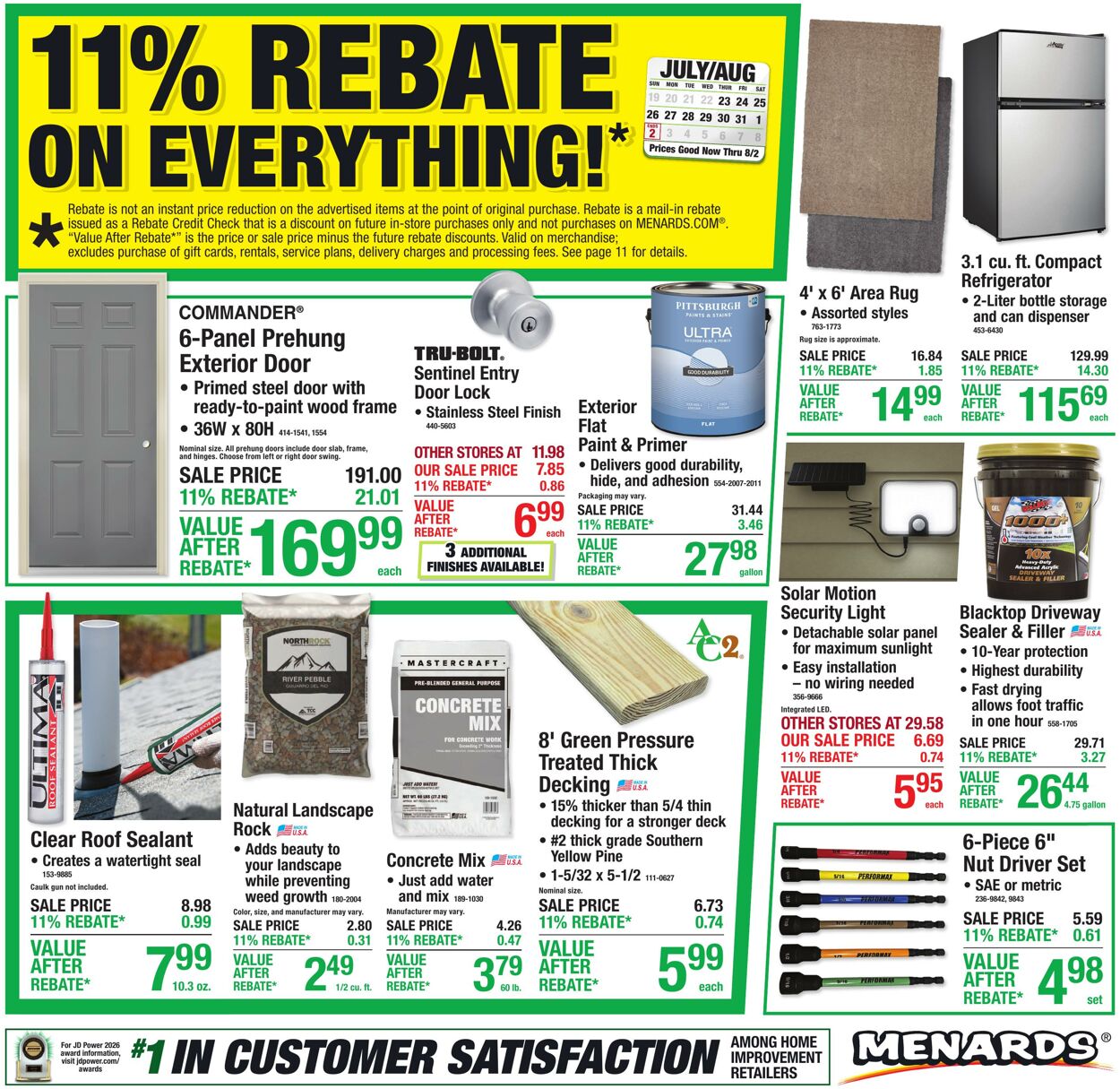 Catalogue Menards from 07/22/2026