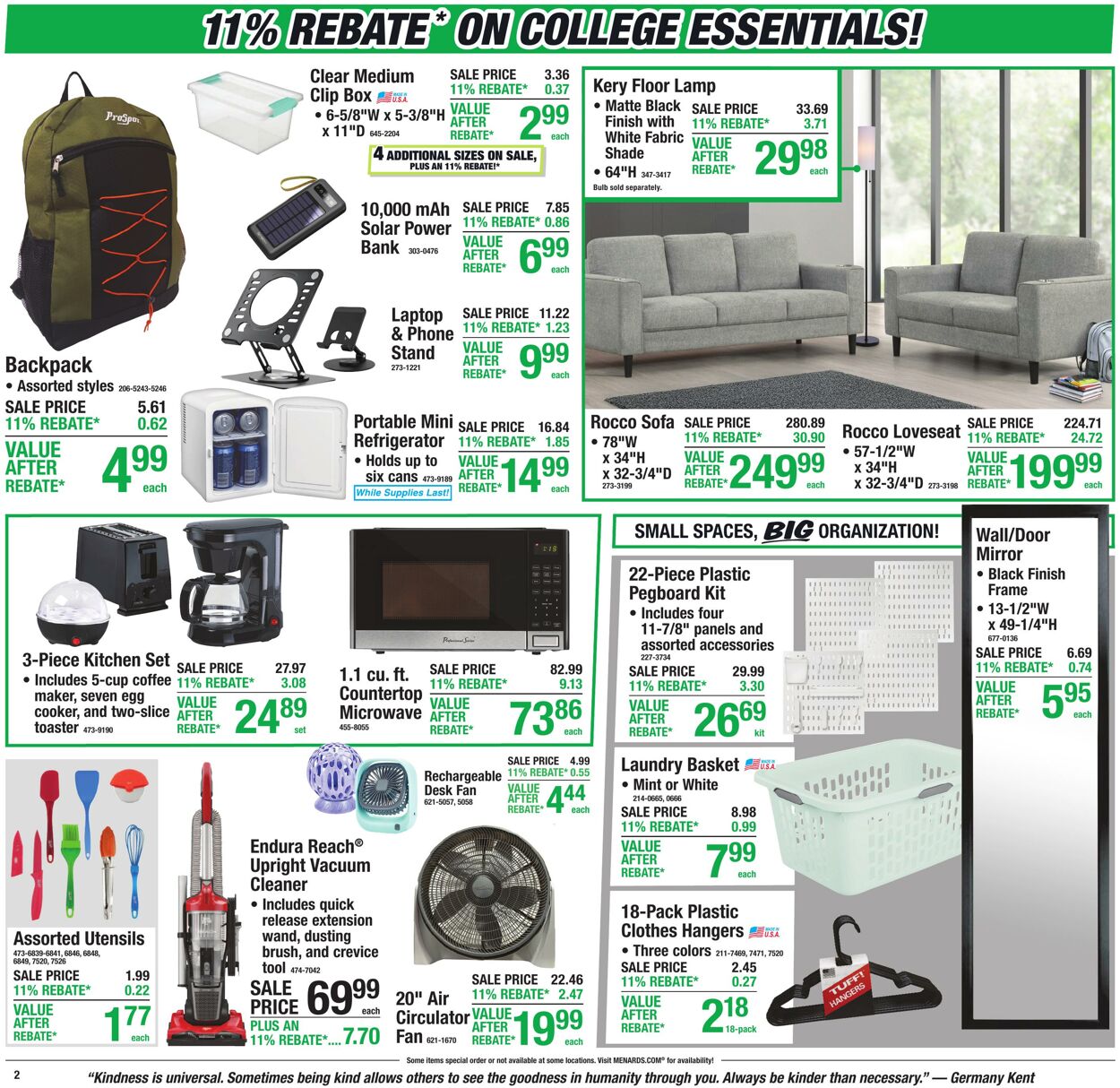 Catalogue Menards from 07/22/2026