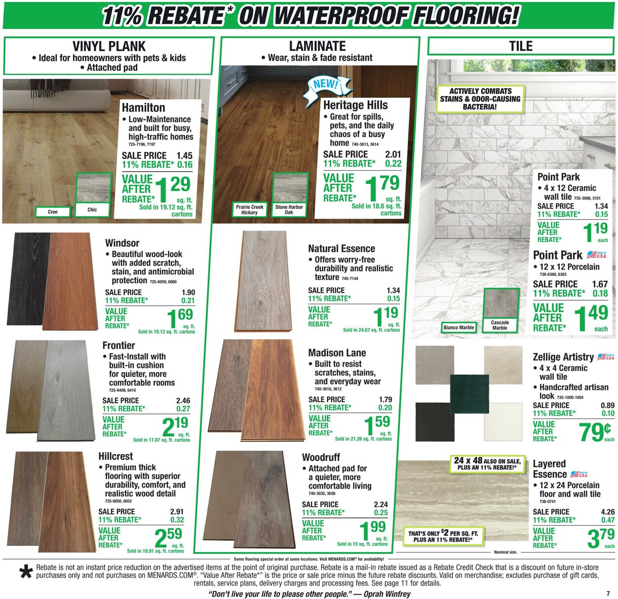 Catalogue Menards from 07/22/2026