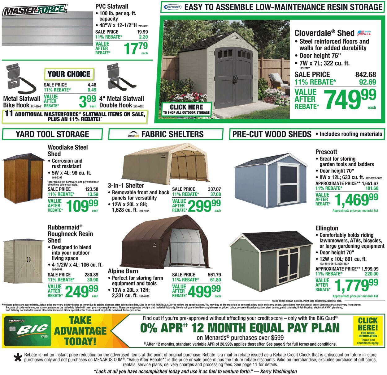 Catalogue Menards from 07/22/2026