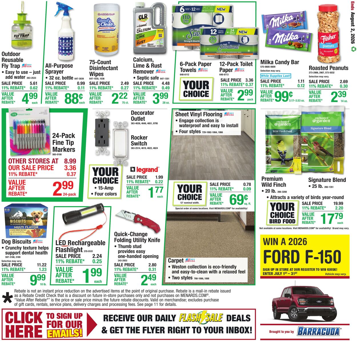 Catalogue Menards from 07/22/2026