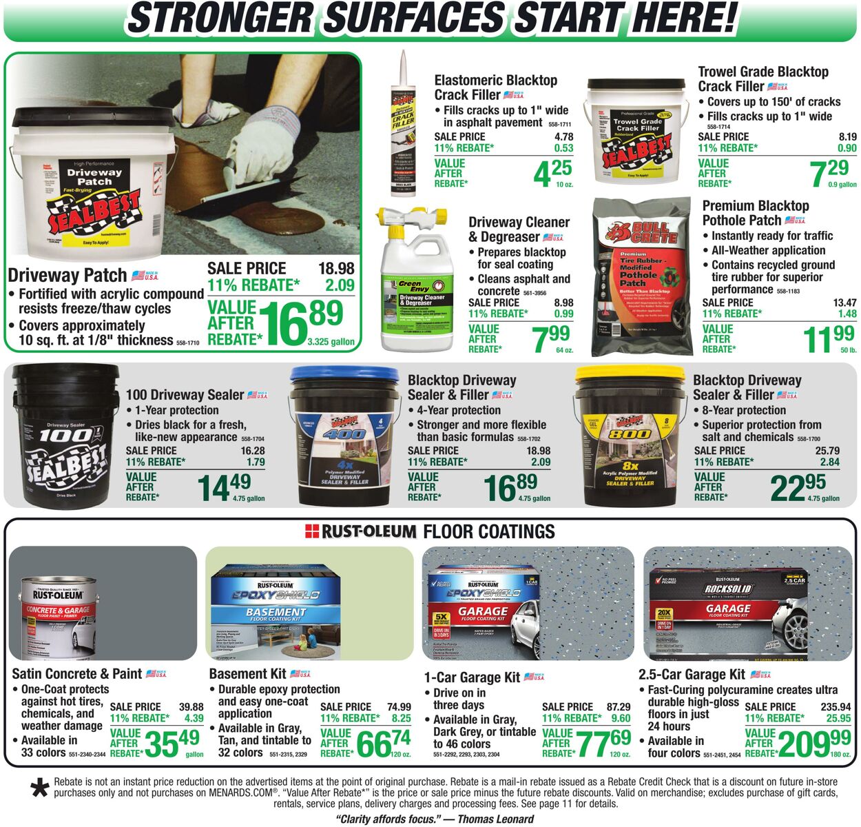 Catalogue Menards from 07/29/2026