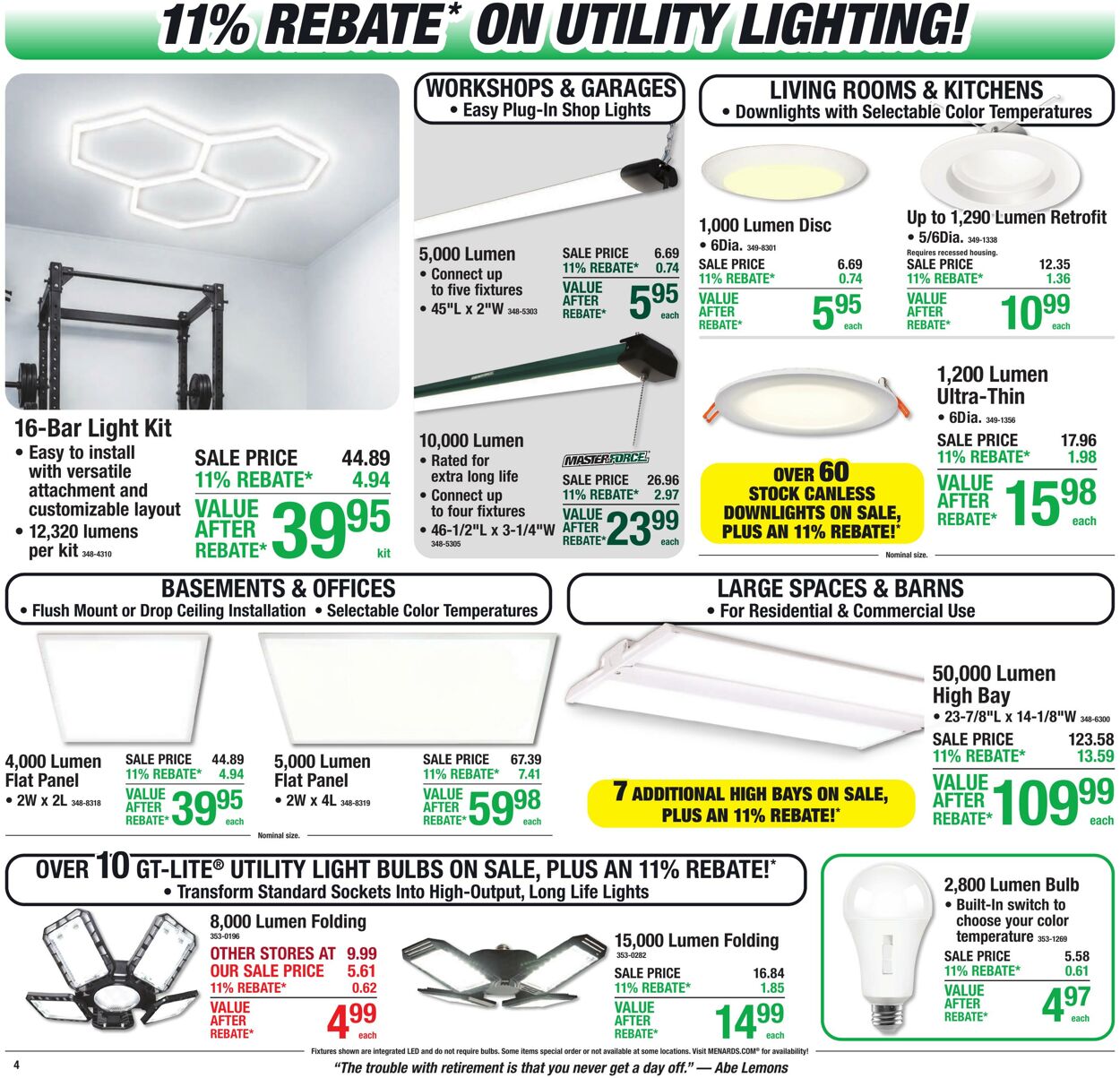 Catalogue Menards from 07/29/2026