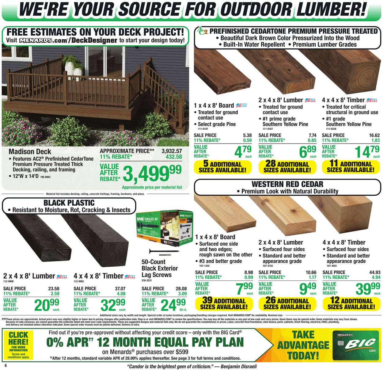 Catalogue Menards from 07/29/2026
