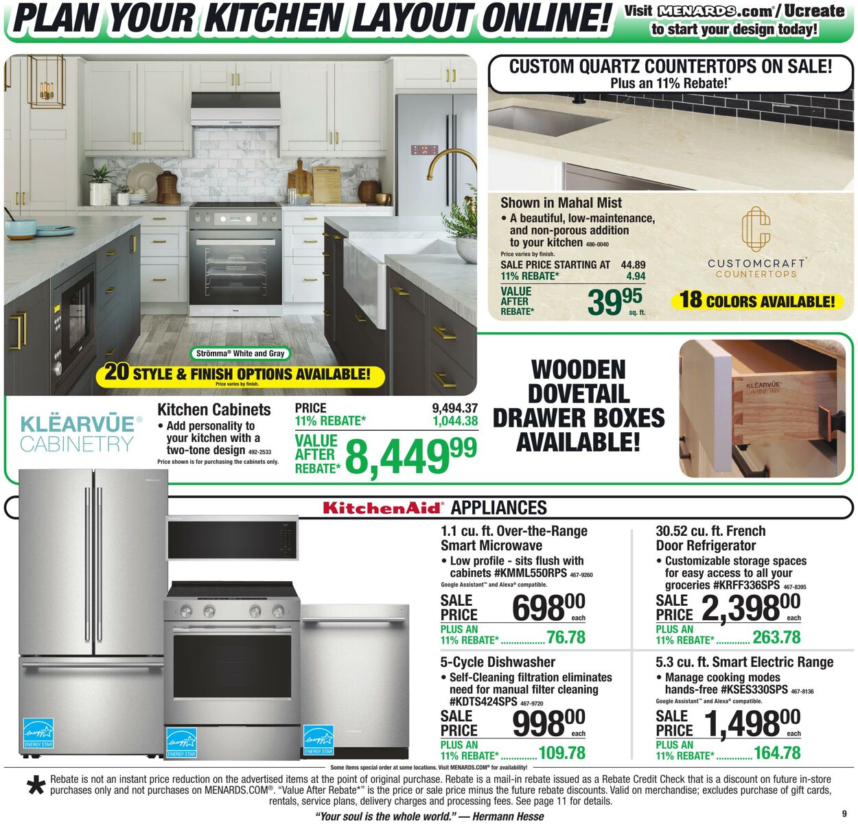 Catalogue Menards from 07/29/2026