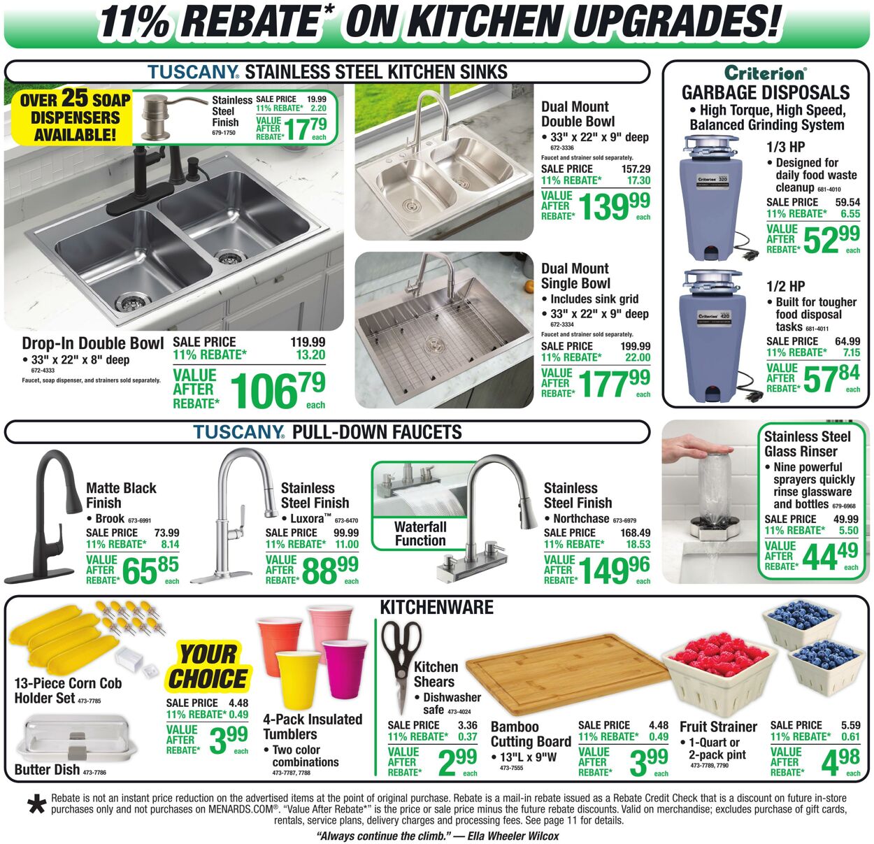 Catalogue Menards from 07/29/2026