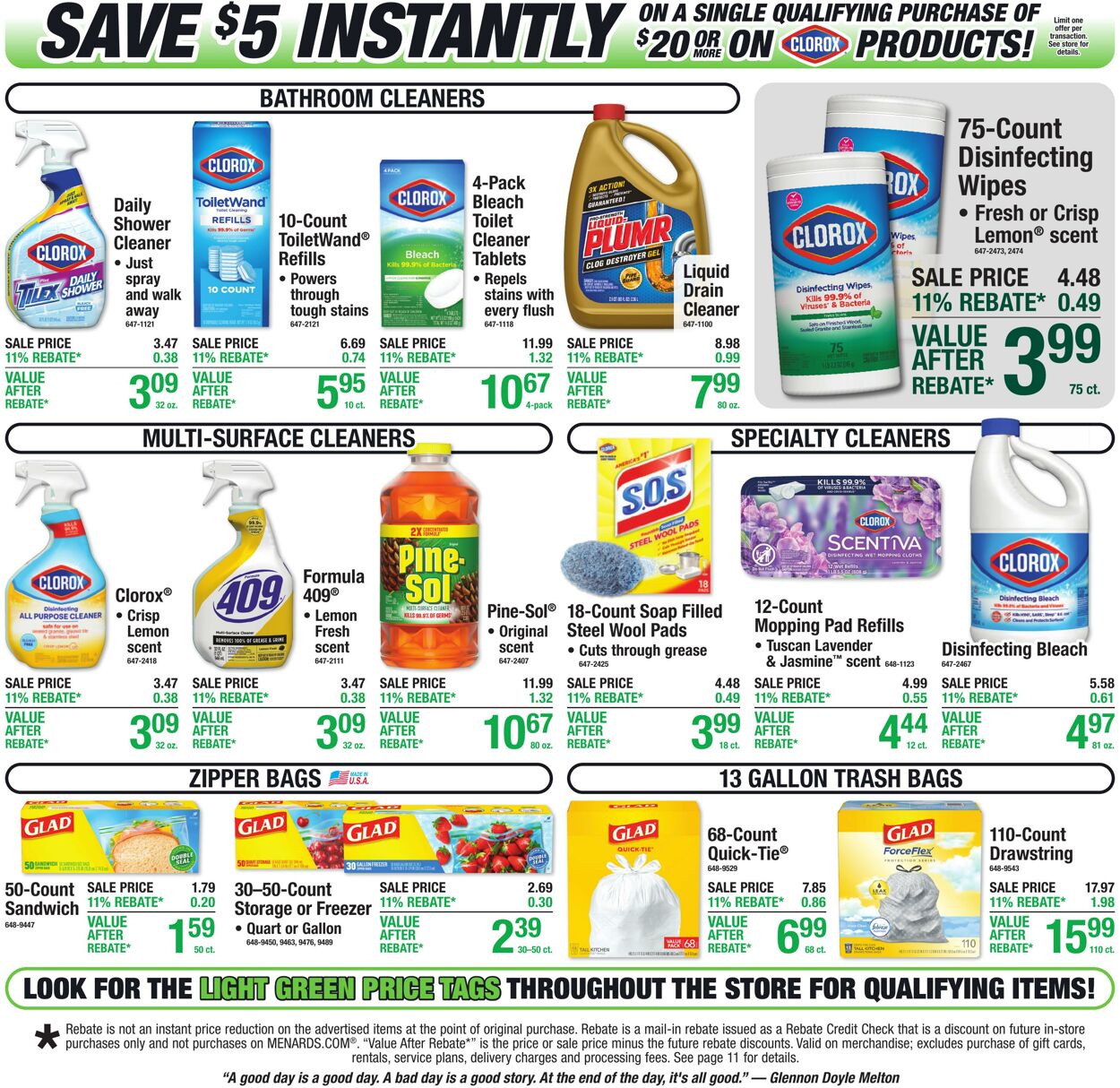 Catalogue Menards from 07/29/2026