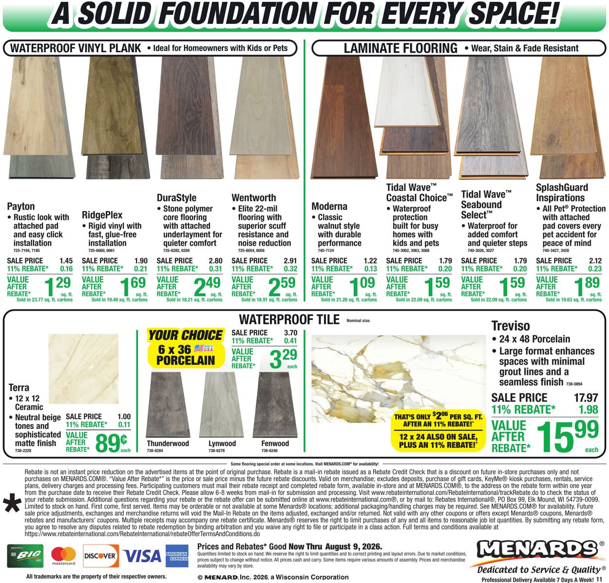Catalogue Menards from 07/29/2026
