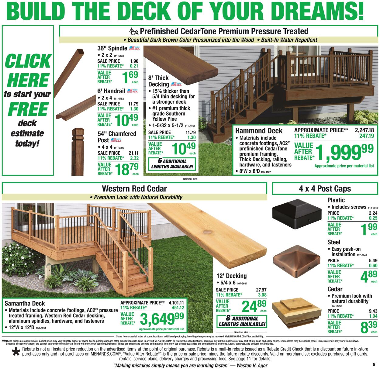 Catalogue Menards from 08/05/2026