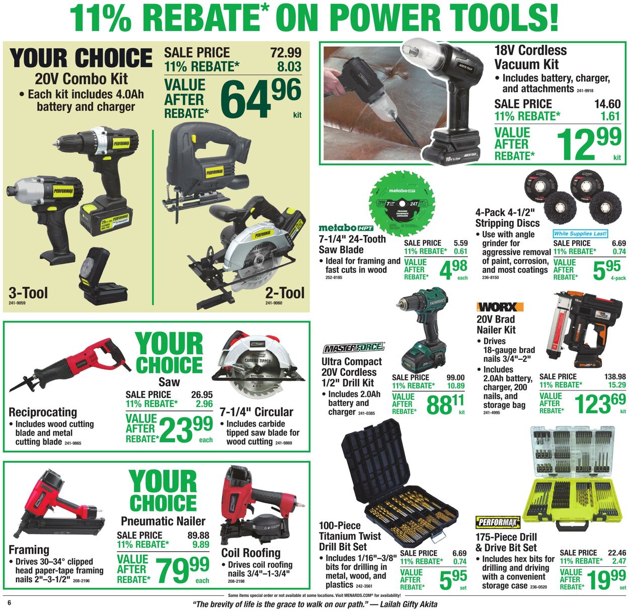 Catalogue Menards from 08/05/2026