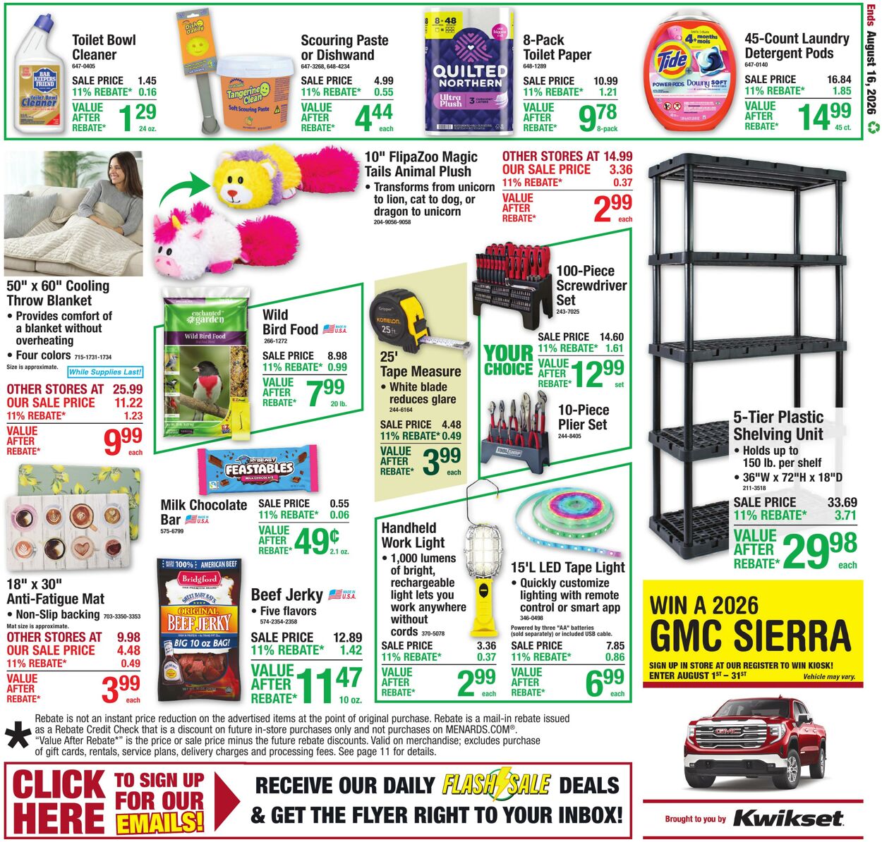 Catalogue Menards from 08/05/2026