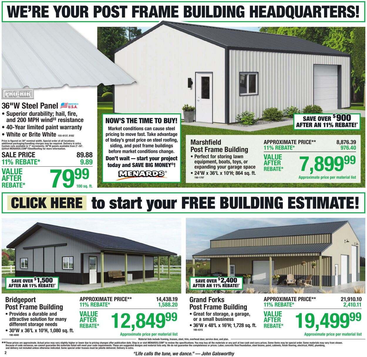 Catalogue Menards from 08/12/2026