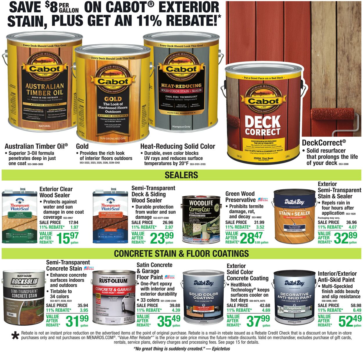 Catalogue Menards from 08/12/2026