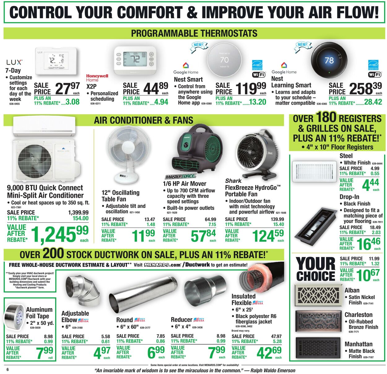 Catalogue Menards from 08/12/2026