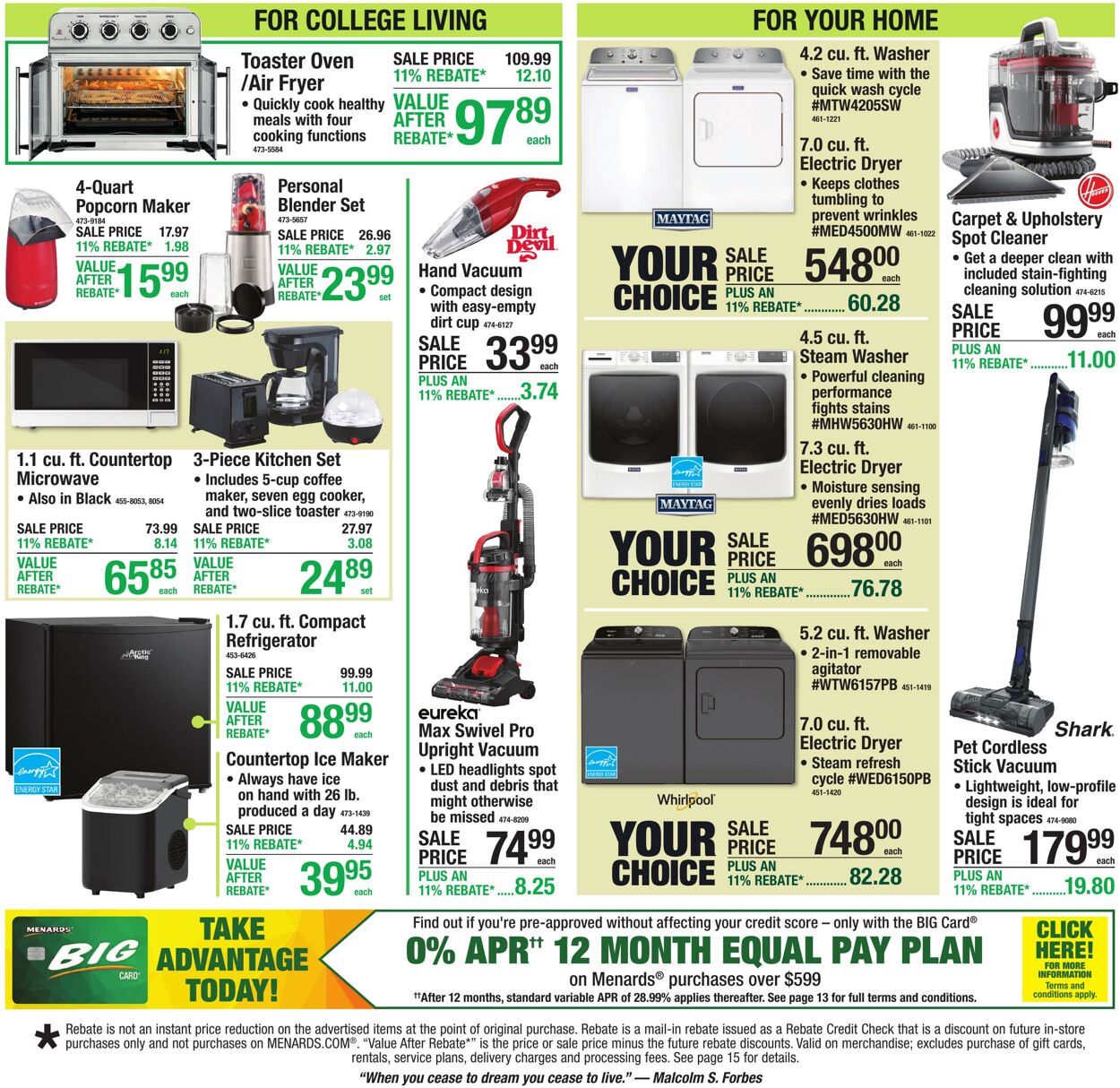Catalogue Menards from 08/12/2026