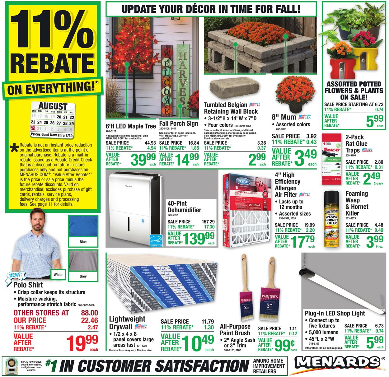 Catalogue Menards from 08/19/2026