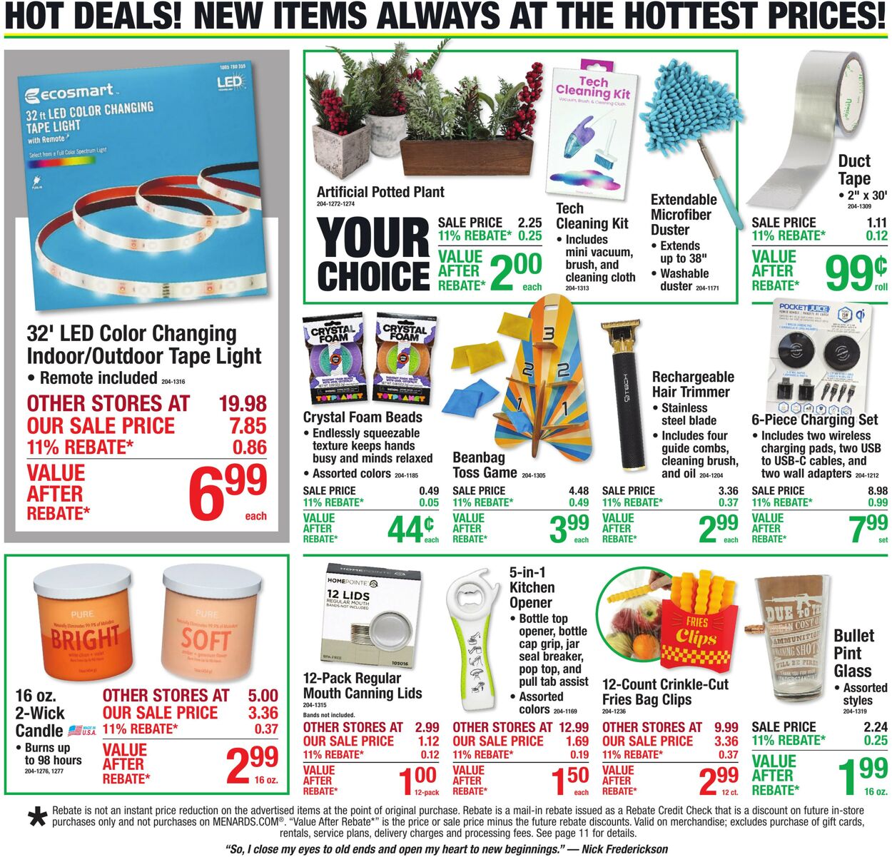 Catalogue Menards from 08/19/2026