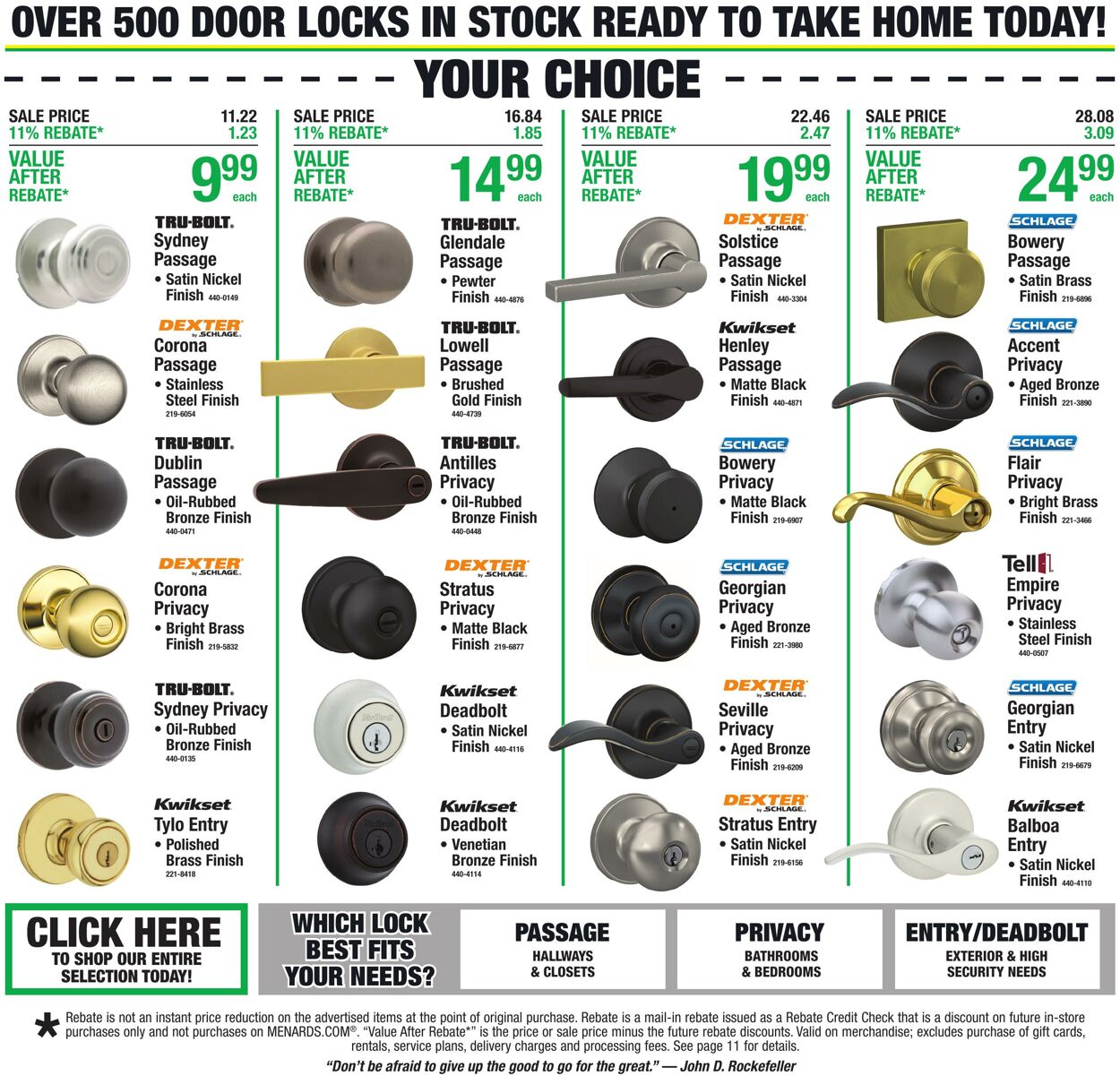Catalogue Menards from 08/19/2026