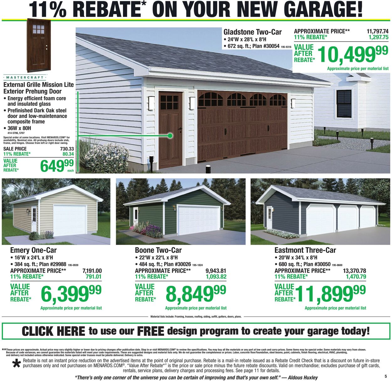 Catalogue Menards from 08/19/2026