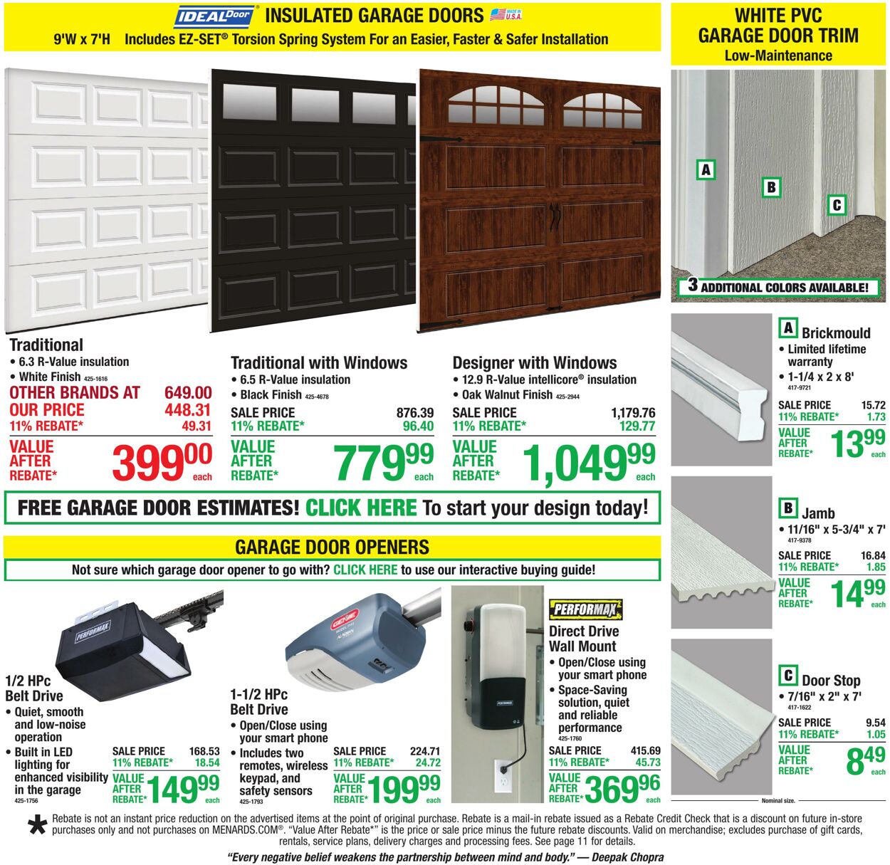 Catalogue Menards from 08/19/2026