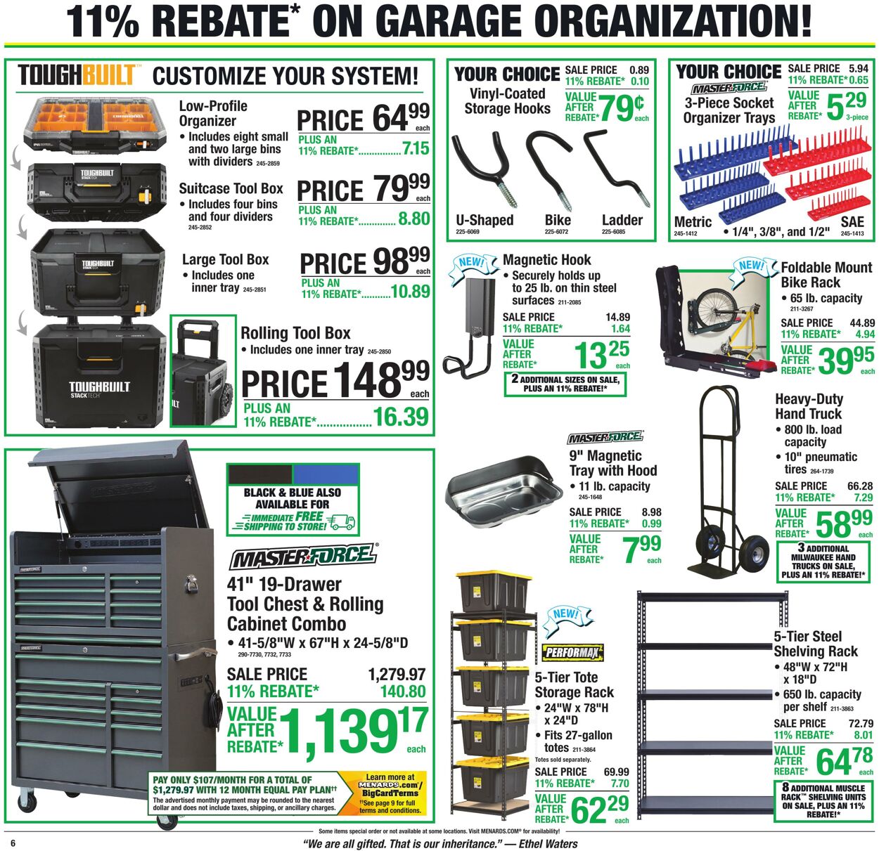 Catalogue Menards from 08/19/2026