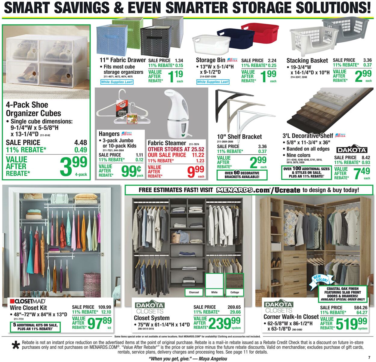 Catalogue Menards from 08/19/2026