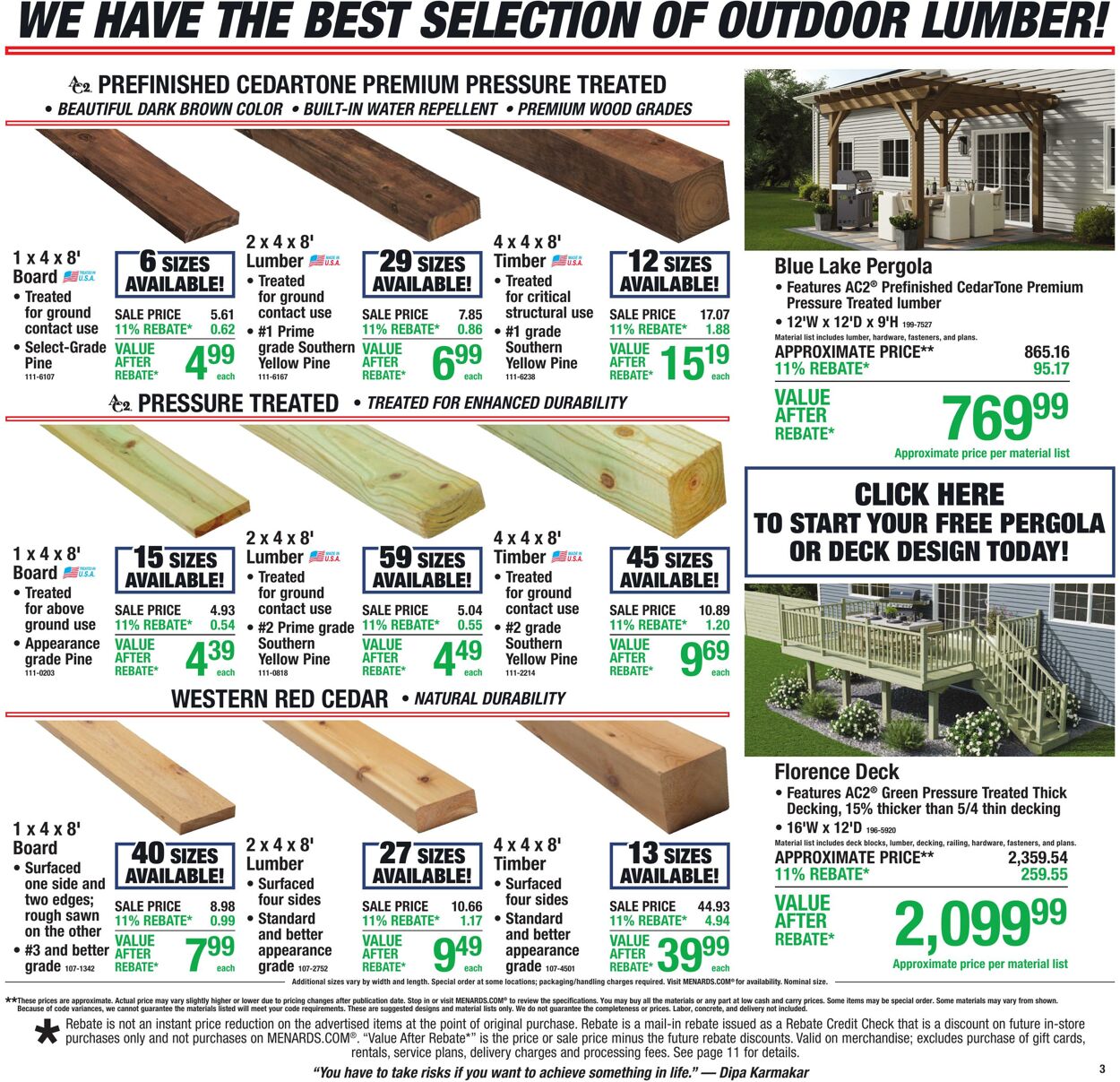 Catalogue Menards from 08/26/2026
