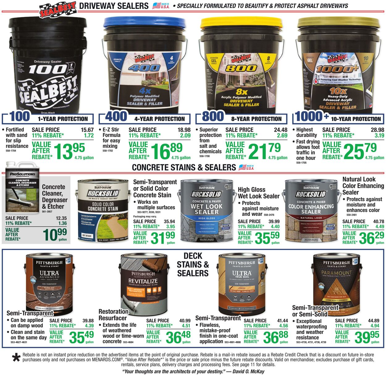 Catalogue Menards from 08/26/2026