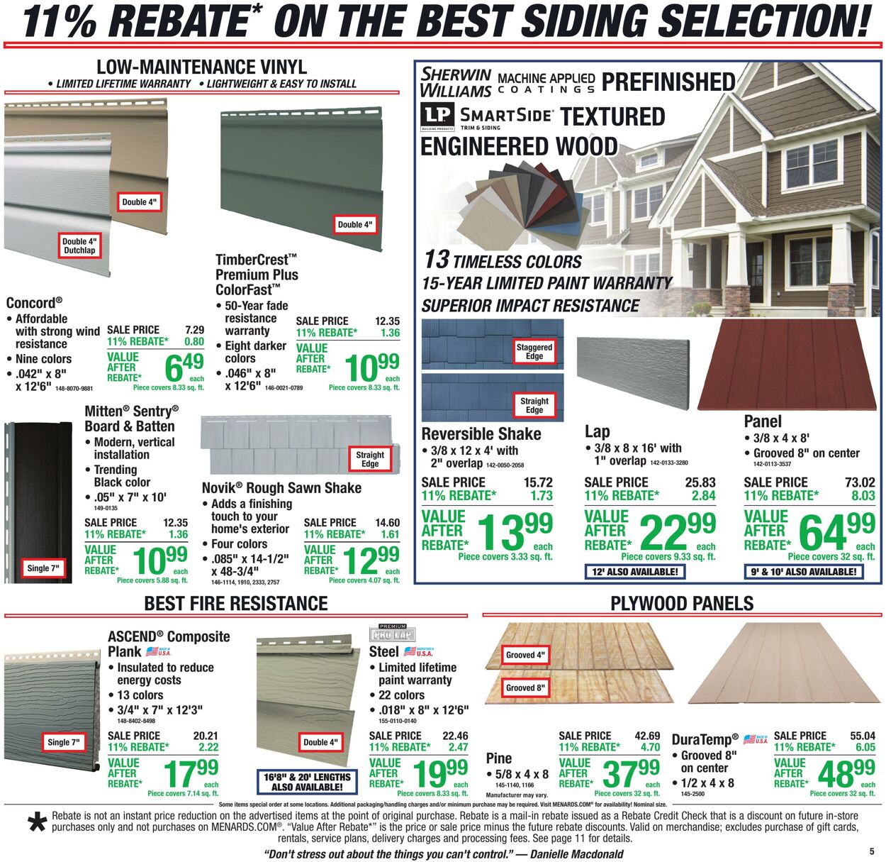 Catalogue Menards from 08/26/2026