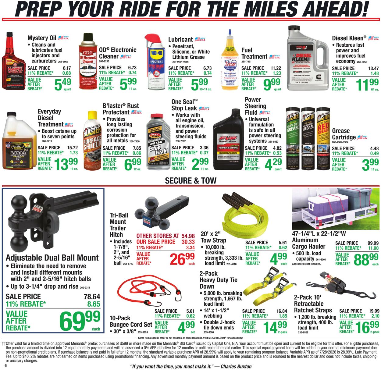 Catalogue Menards from 08/26/2026