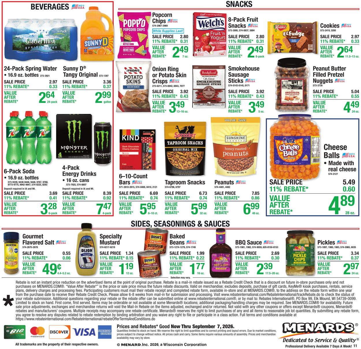 Catalogue Menards from 08/26/2026