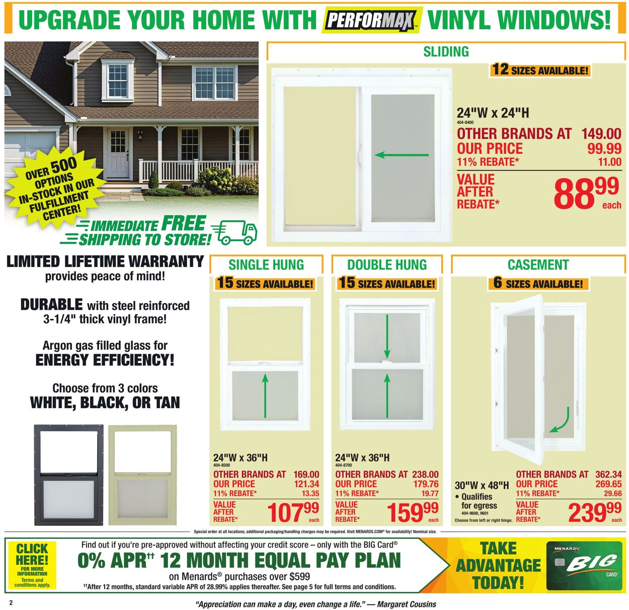Catalogue Menards from 09/02/2026