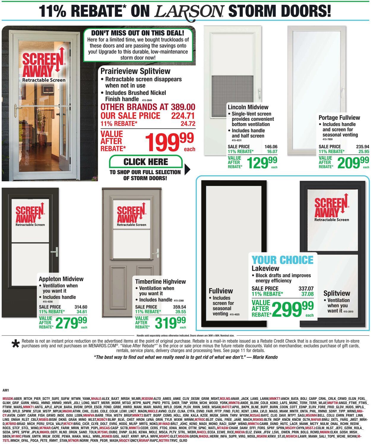 Catalogue Menards from 09/09/2026