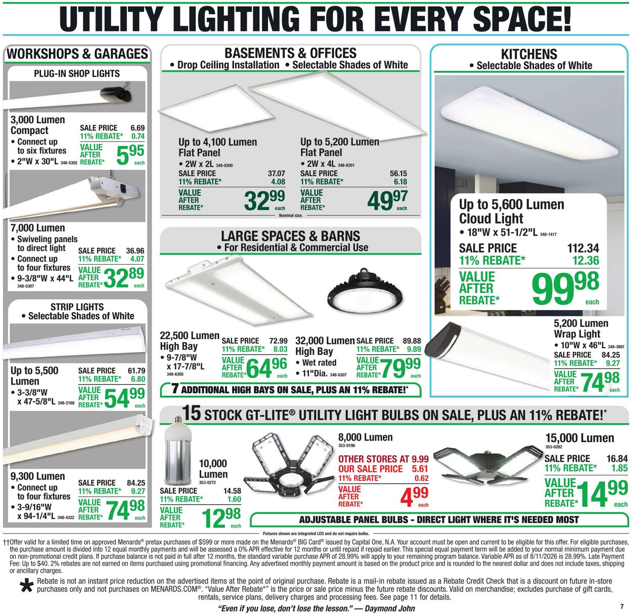 Catalogue Menards from 09/09/2026