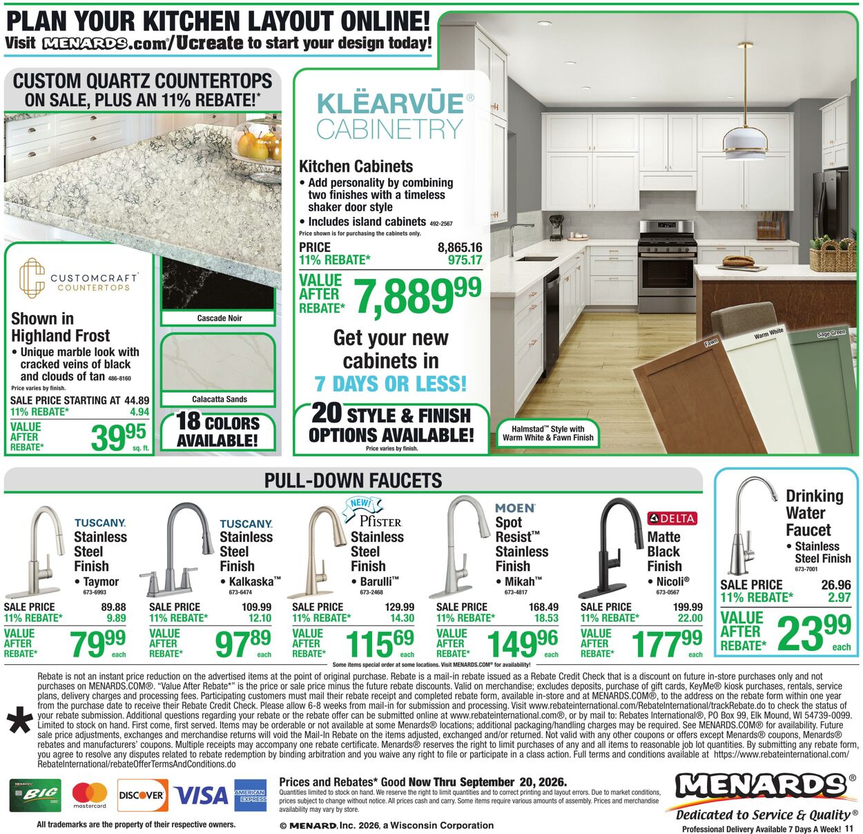 Catalogue Menards from 09/09/2026