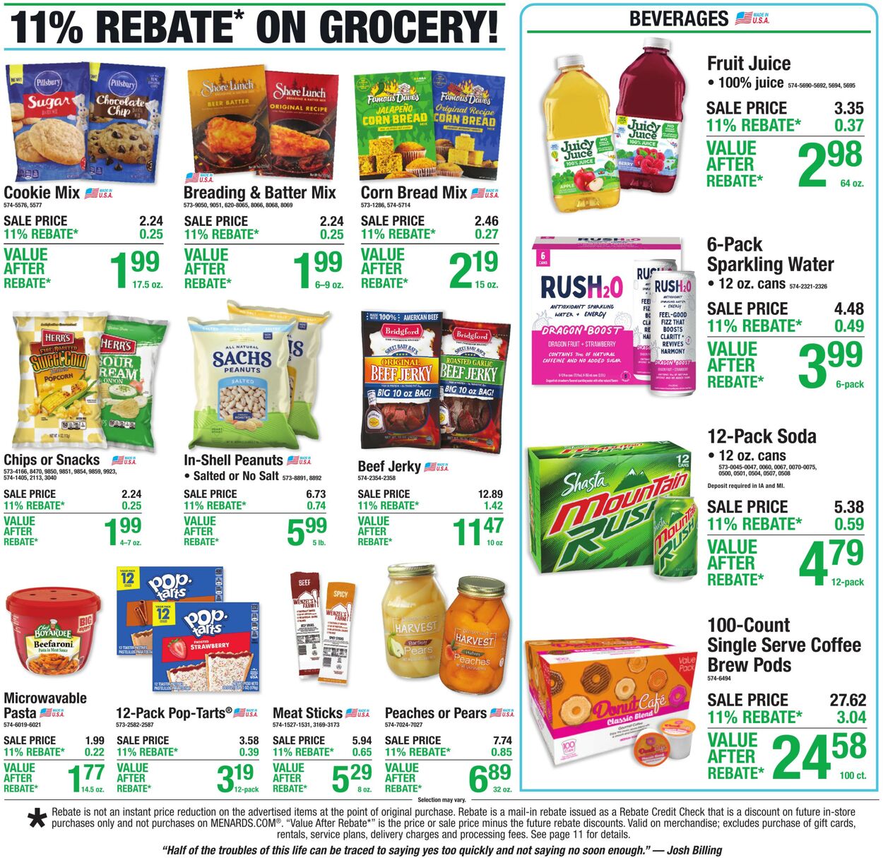 Catalogue Menards from 09/09/2026
