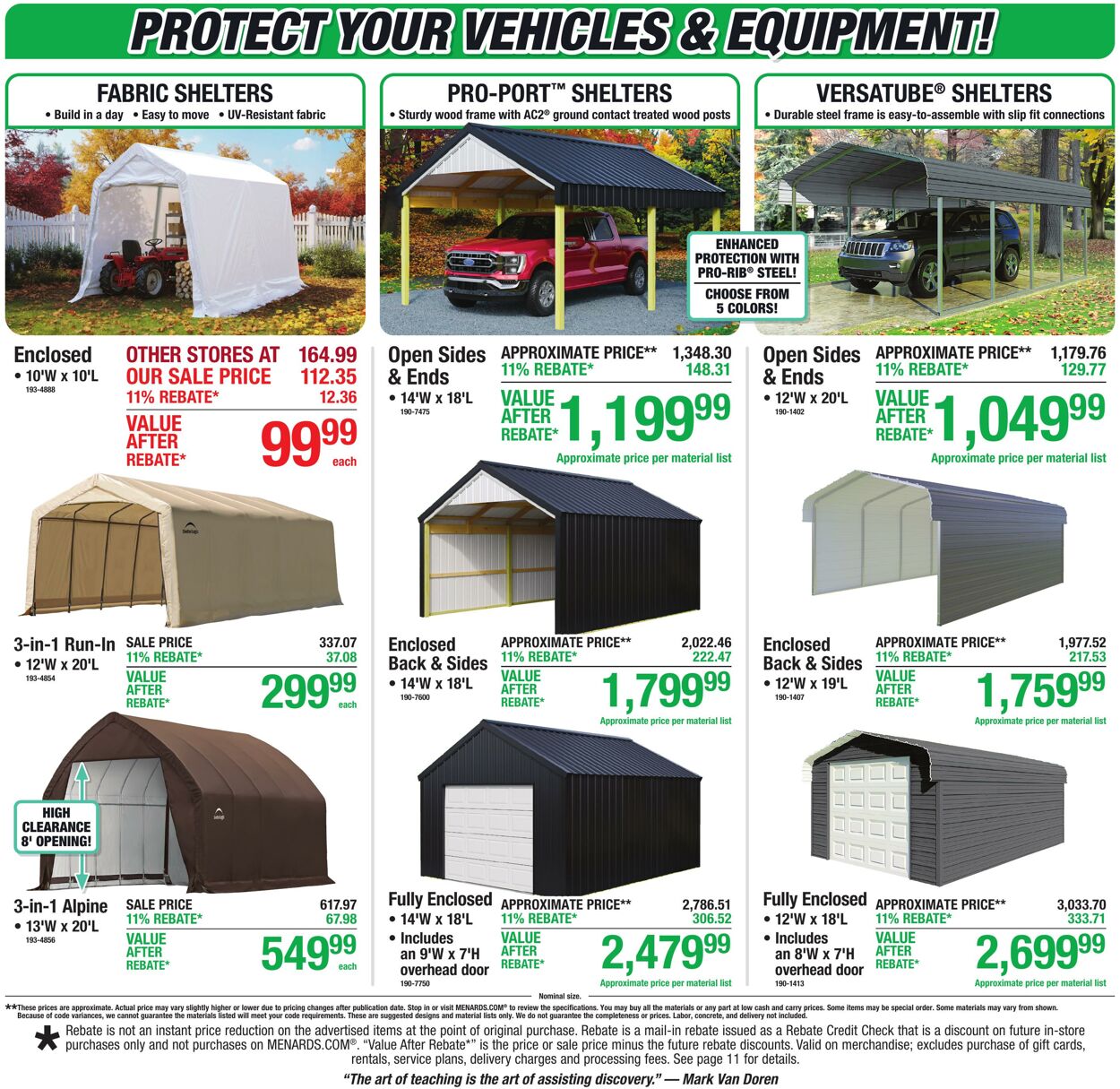 Catalogue Menards from 09/16/2026