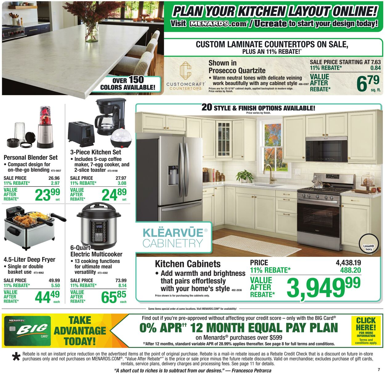 Catalogue Menards from 09/16/2026