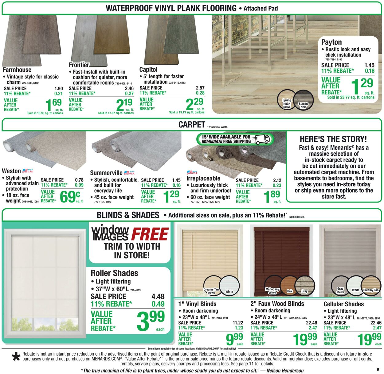 Catalogue Menards from 09/16/2026