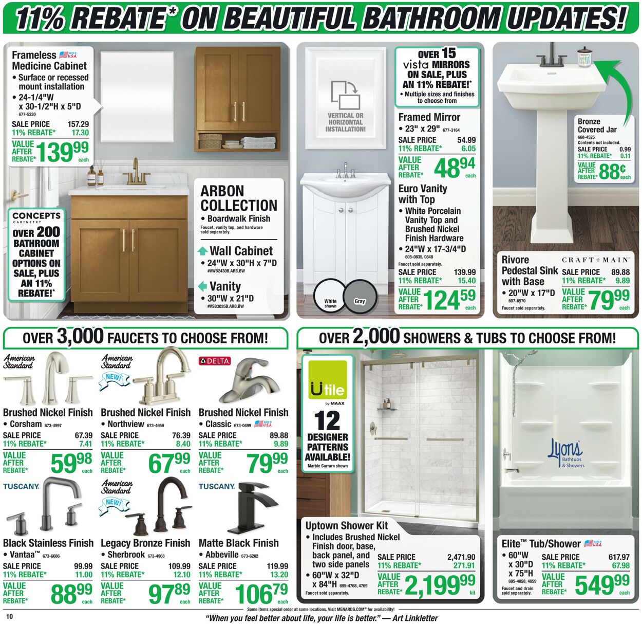 Catalogue Menards from 09/16/2026