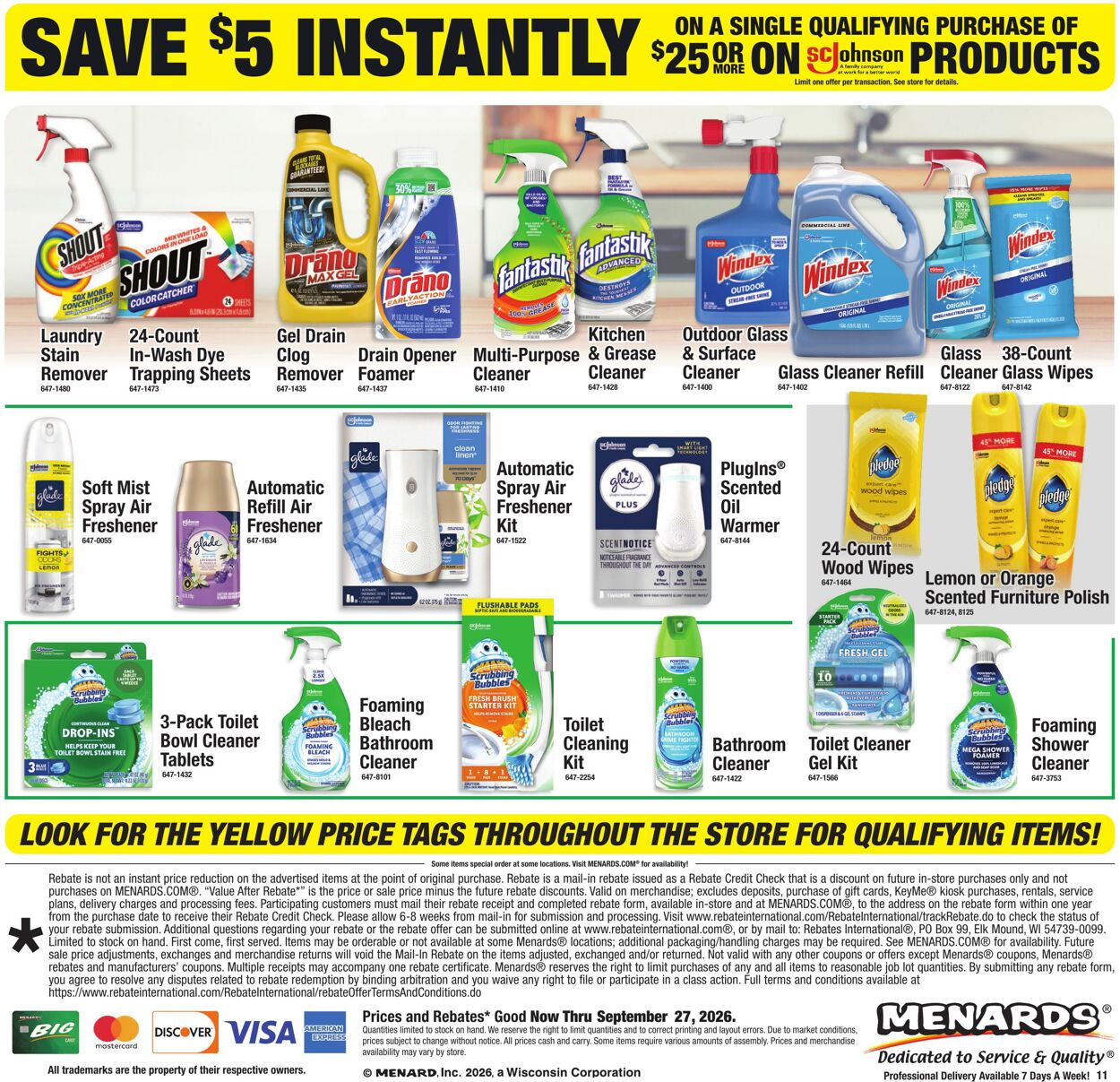 Catalogue Menards from 09/16/2026