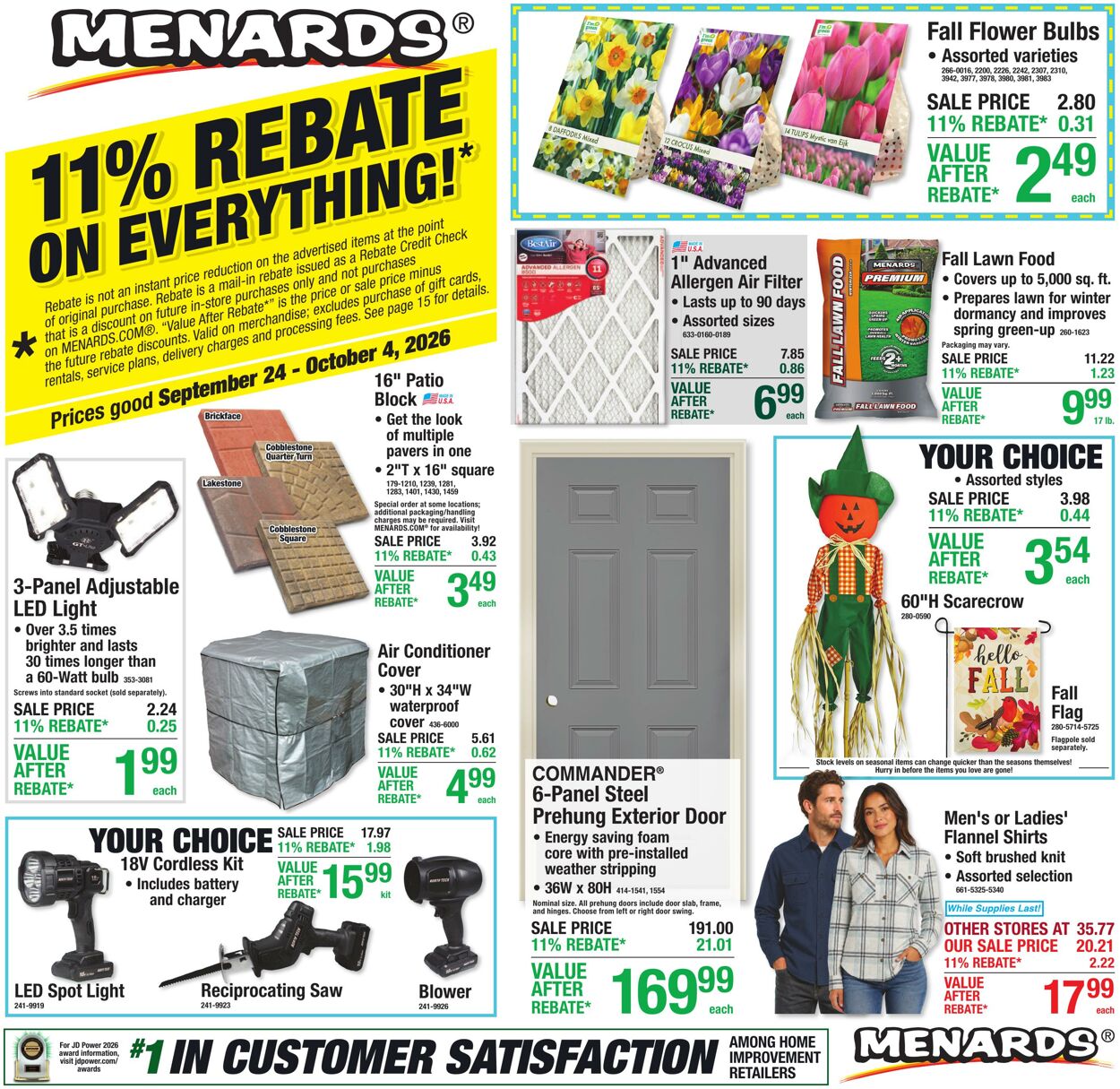 Catalogue Menards from 09/23/2026