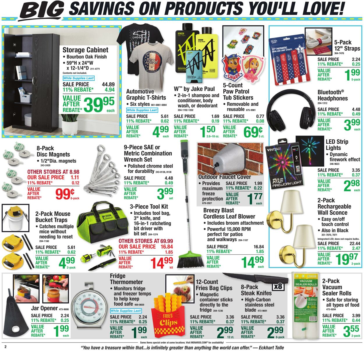 Catalogue Menards from 09/23/2026