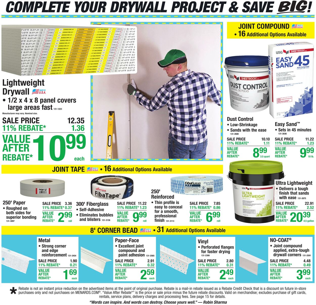 Catalogue Menards from 09/23/2026