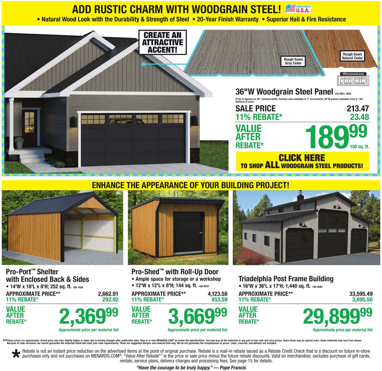 Catalogue Menards from 09/23/2026