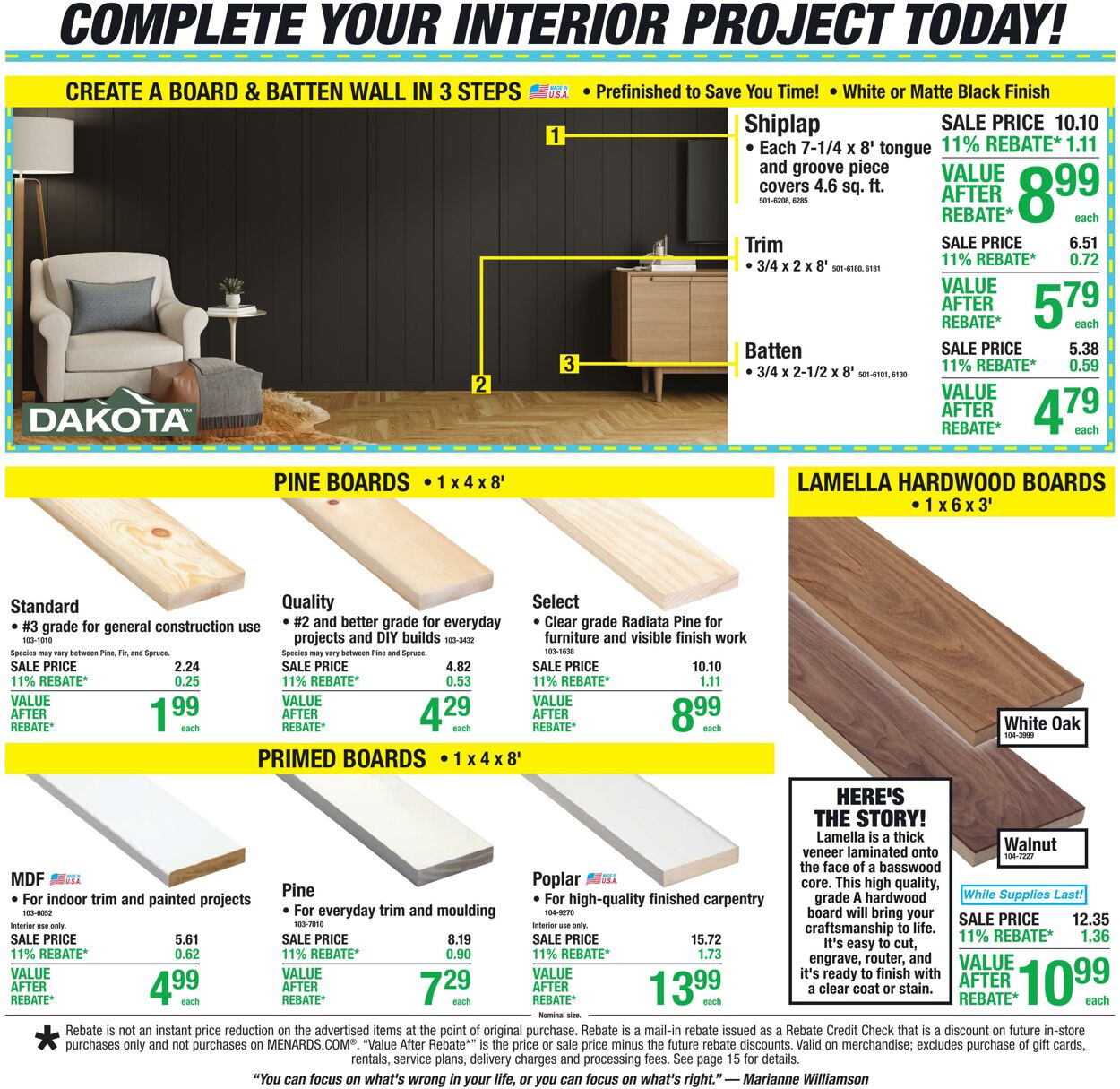 Catalogue Menards from 09/23/2026